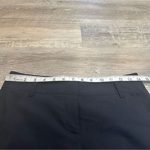 TORY BURCH Crop Pant Black Size 0 Stretch Office Business Casual Career - Picture 9 of 11